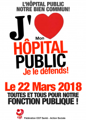 J'aime mon hôpital public, Je le défends!